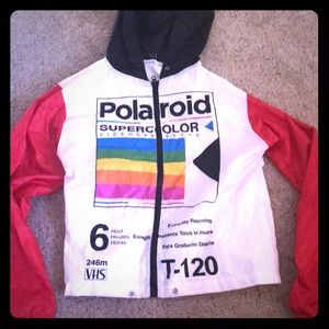 Polaroid racer jacket from Forever21.
